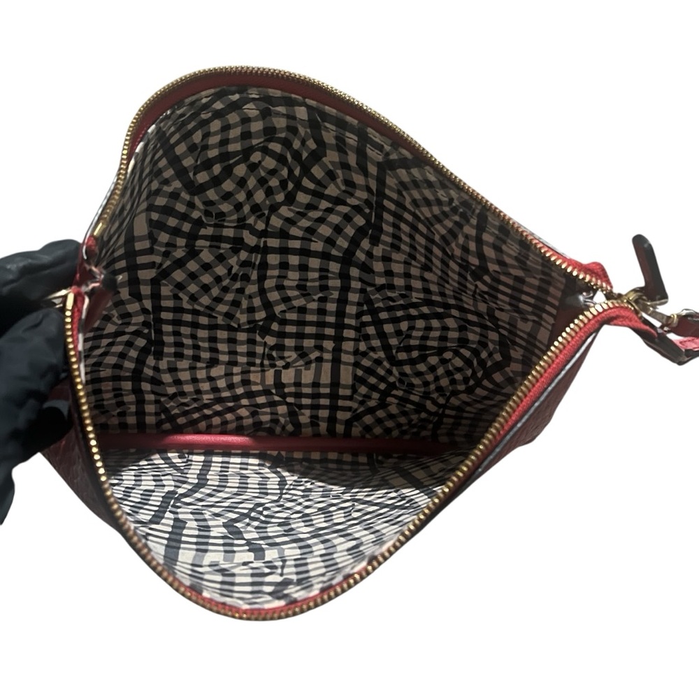 Y2K MCM Visetos Liz Shopper Tote Pouch Leather Monogram Logo Clutch Shoulder Bag - Picture 5 of 10
